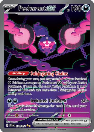 Pecharunt ex - 093/064 Holofoil [SV: Shrouded Fable] Pokemon Single Pokémon