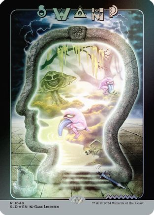 Swamp (1649) (Rainbow Foil) (SLD-1649) [Secret Lair Drop Series] Foil