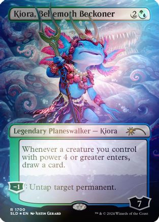 Kiora, Behemoth Beckoner (Rainbow Foil) (SLD-1700) [Secret Lair] Drop Series Foil MTG Single Wizards of the Coast