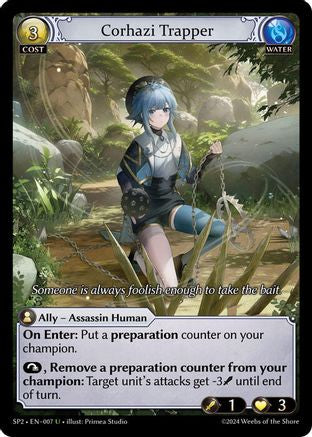 Corhazi Trapper (007) [Supporter Pack 2] Foil Grand Archive Single Weebs of the Shore
