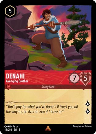 Denahi - Avenging Brother (115/204) [Shimmering Skies] Lorcana Single Disney