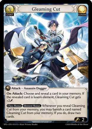 Gleaming Cut (013) [Supporter Pack 2] Grand Archive Single Weebs of the Shore
