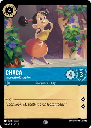 Chaca - Impressive Daughter (138/204) [Shimmering Skies] Lorcana Single Disney