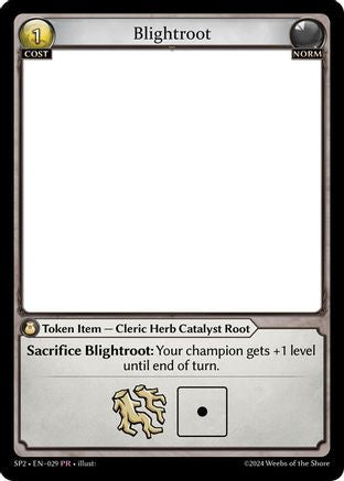 Blightroot (029) [Supporter Pack 2] Grand Archive Single Weebs of the Shore