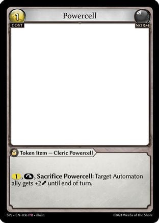 Powercell (036) [Supporter Pack 2] Grand Archive Single Weebs of the Shore