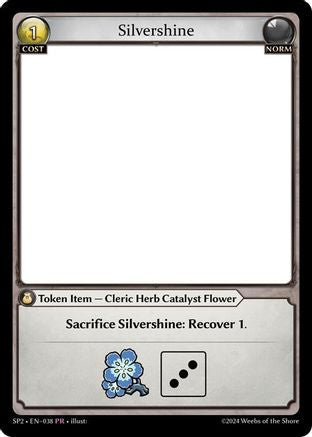 Silvershine (038) [Supporter Pack 2] Grand Archive Single Weebs of the Shore