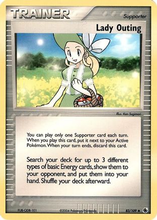 Lady Outing - 83/109 (No E-Reader) () [Misc: Deck Exclusives] Pokemon Single Pokémon