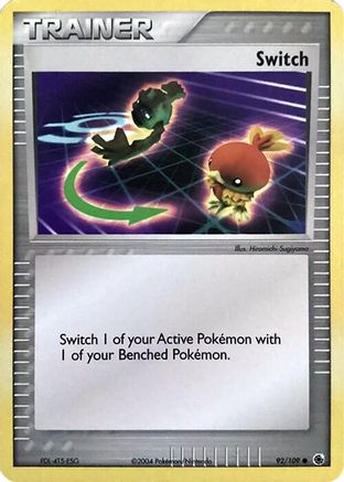 Switch - 92/109 (No E-Reader) () [Misc: Deck Exclusives] Pokemon Single Pokémon