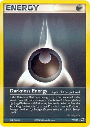 Darkness Energy (Special) - 93/109 (No E-Reader) () [Misc: Deck Exclusives] Pokemon Single Pokémon