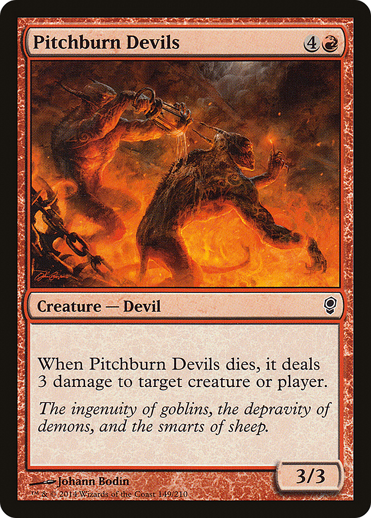 Pitchburn Devils (CNS-149) [Conspiracy] MTG Single Wizards of the Coast