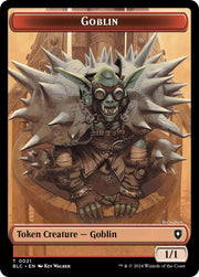 Goblin // Thopter Double-Sided Token [Tokens] Bloomburrow Commander Tokens MTG Single Magic: The Gathering