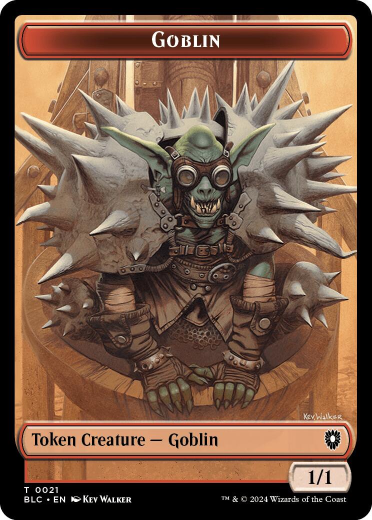 Goblin // Thopter Double-Sided Token [Tokens] Bloomburrow Commander Tokens MTG Single Magic: The Gathering