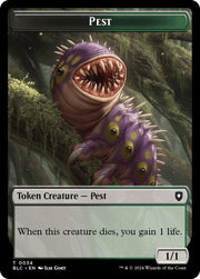 Pest // Shapeshifter Double-Sided Token [Tokens] Bloomburrow Commander Tokens MTG Single Magic: The Gathering