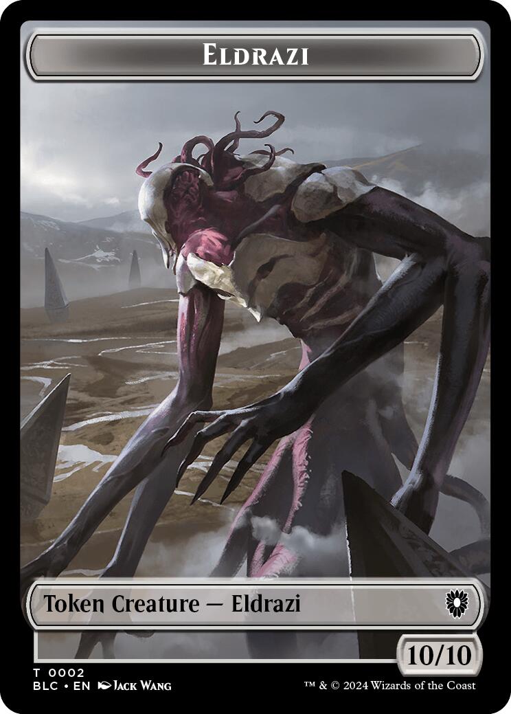 Eldrazi // Clue Double-Sided Token [Tokens] Bloomburrow Commander Tokens MTG Single Magic: The Gathering