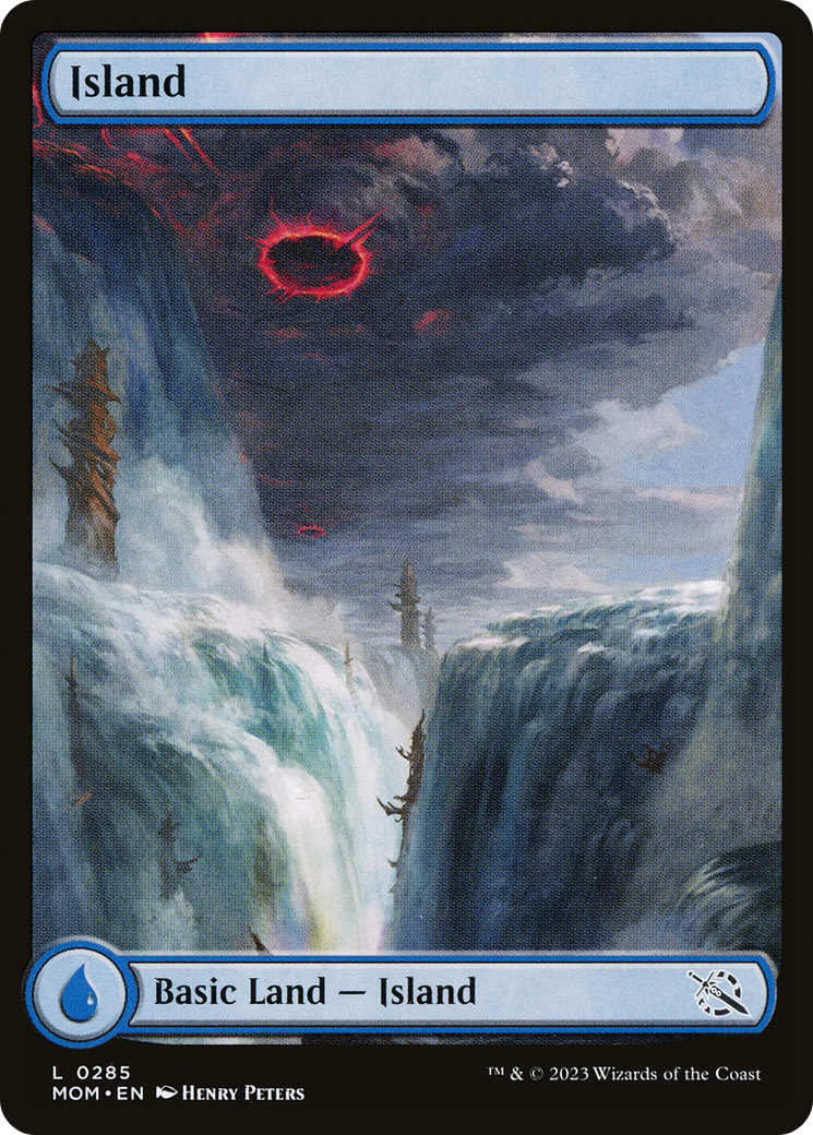 Island (MOM-285) [March of the Machine] Foil MTG Single Wizards of the Coast