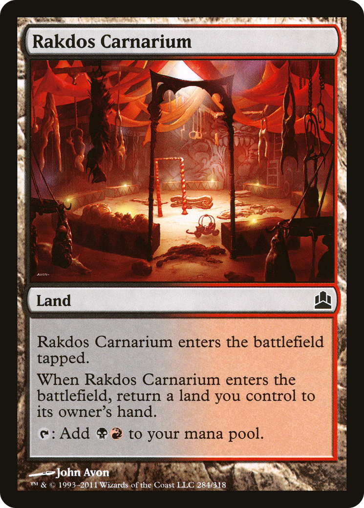 Rakdos Carnarium (CMD-284) [Commander 2011] MTG Single Wizards of the Coast