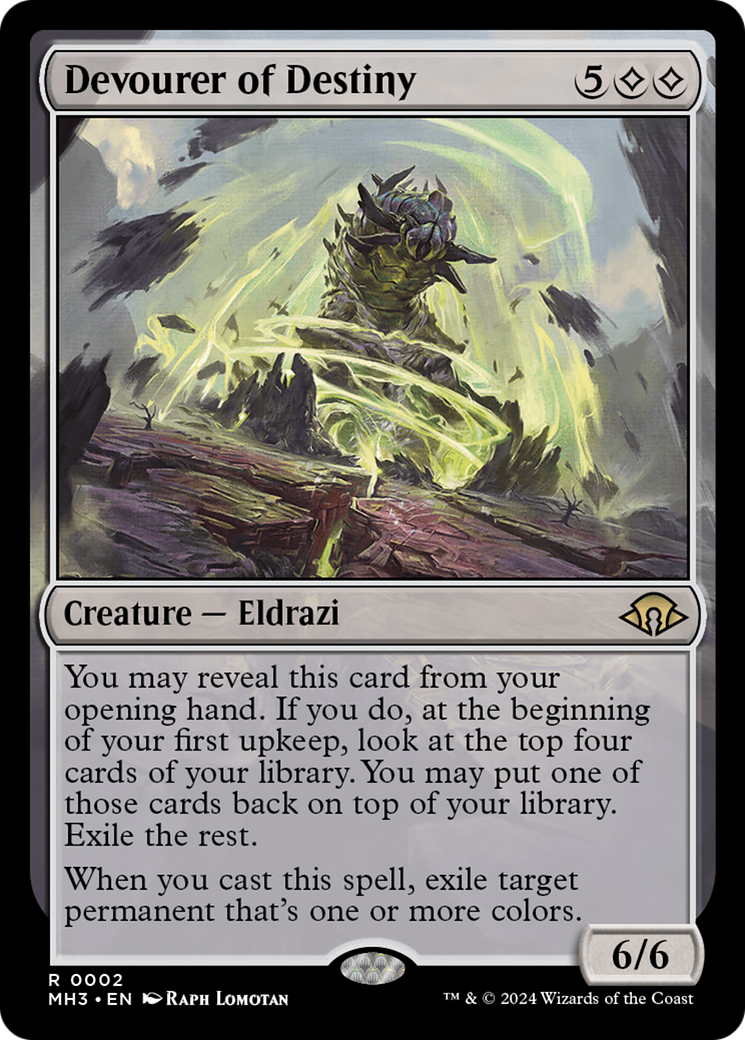 Devourer of Destiny (MH3-002) [Modern Horizons 3] Foil MTG Single Wizards of the Coast