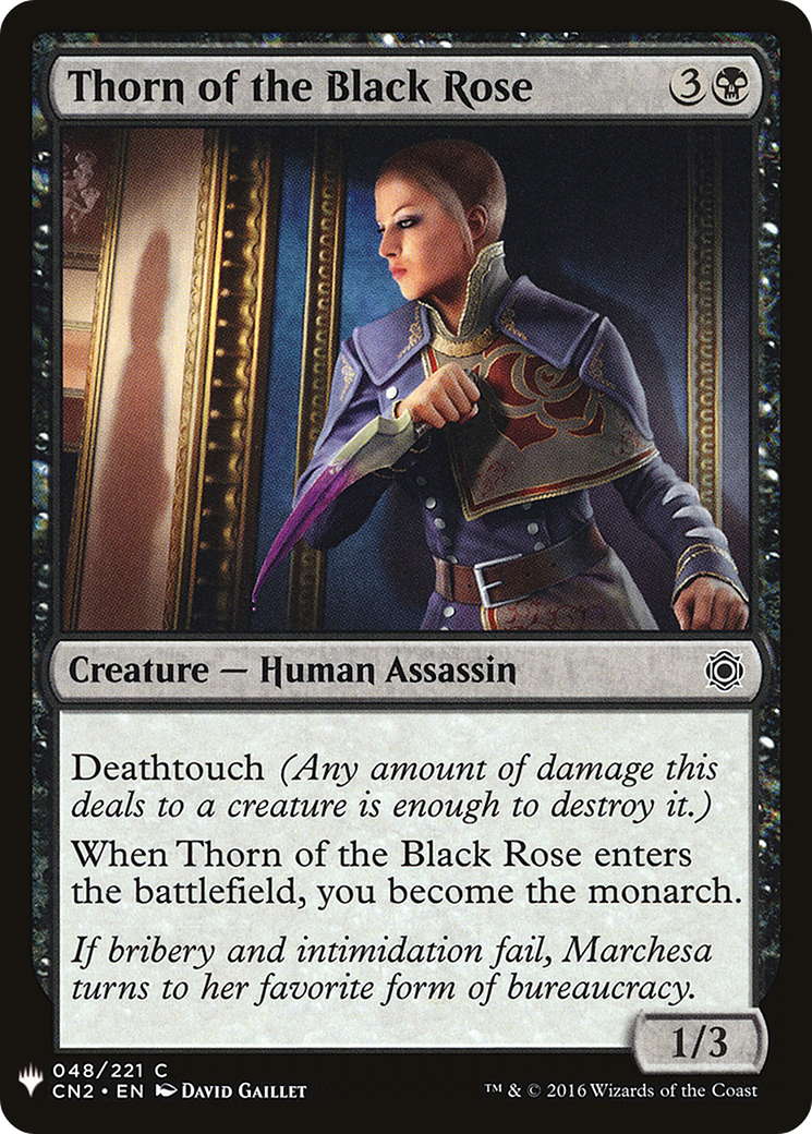 Thorn of the Black Rose (LIST-CN2-48) [Mystery Booster] The List MTG Single Wizards of the Coast