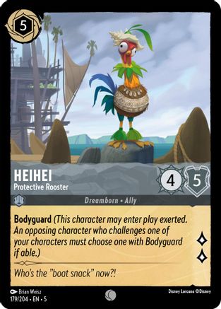 HeiHei - Protective Rooster (179/204) [Shimmering Skies] Lorcana Single Disney