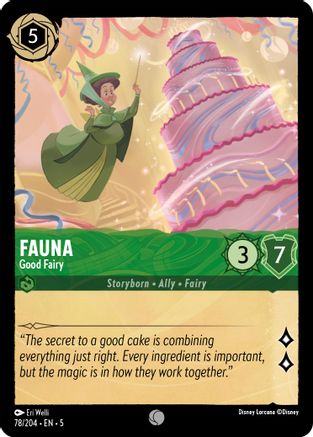 Fauna - Good Fairy (78/204) [Shimmering Skies] Lorcana Single Disney