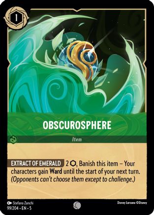 Obscurosphere (99/204) [Shimmering Skies] Lorcana Single Disney