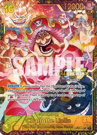 Charlotte Linlin (Championship 2024) (OP03-114) [One Piece Promotion Cards] Foil One Piece Single Bandai
