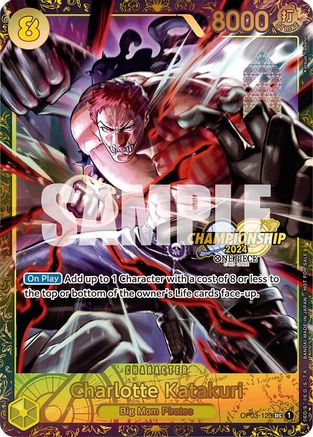 Charlotte Katakuri (Championship 2024) (OP03-123) [One Piece Promotion Cards] Foil One Piece Single Bandai