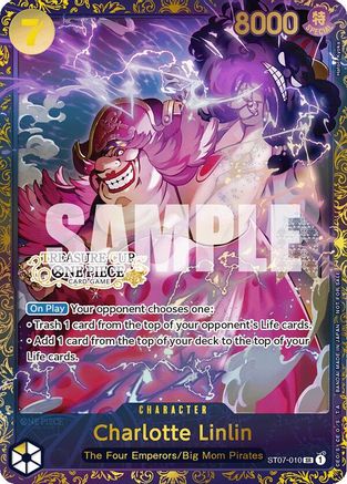 Charlotte Linlin (Treasure Cup) (ST07-010) [One Piece Promotion Cards] Foil One Piece Single Bandai