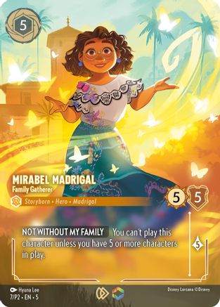 Mirabel Madrigal - Family Gatherer (Store Championship) (7) [Disney Lorcana Promo Cards] Holofoil Lorcana Single Disney