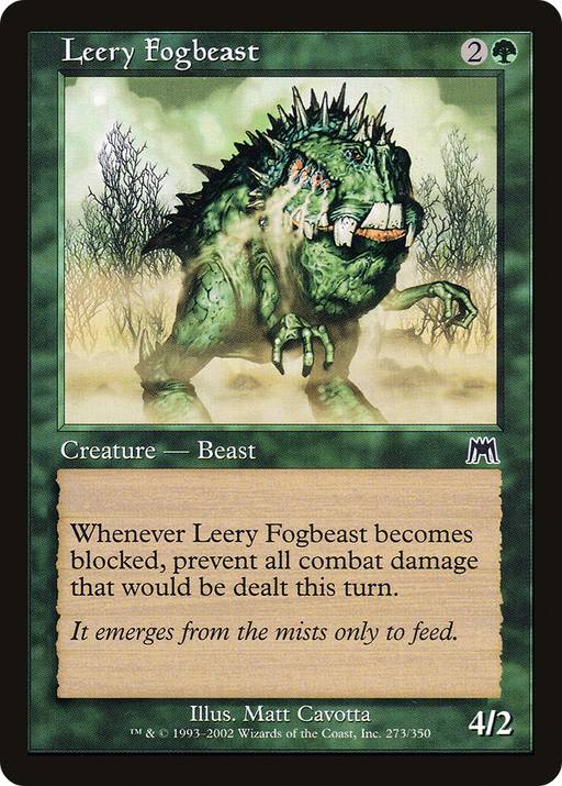 Leery Fogbeast (ONS-273) [Onslaught] Foil MTG Single Wizards of the Coast