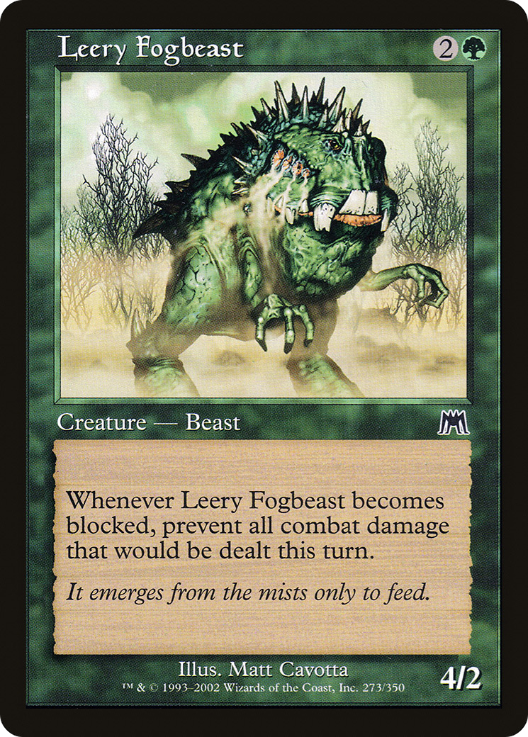Leery Fogbeast (ONS-273) [Onslaught] MTG Single Wizards of the Coast