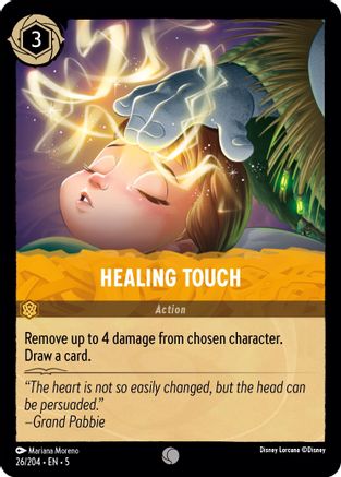 Healing Touch (26/204) [Shimmering Skies] Lorcana Single Disney