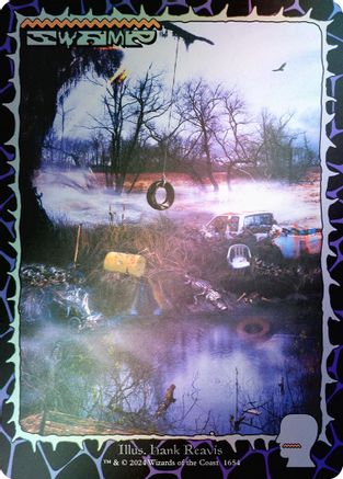 Swamp (1654) (Rainbow Foil) (SLD-1654) [Secret Lair] Drop Series Foil MTG Single Wizards of the Coast