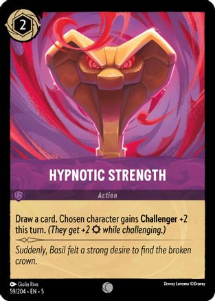 Hypnotic Strength (59/204) [Shimmering Skies] Lorcana Single Disney