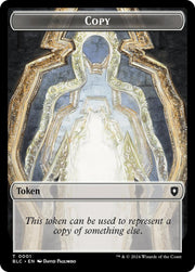 Otter // Copy Double-Sided Token [Tokens] Bloomburrow Tokens MTG Single Magic: The Gathering