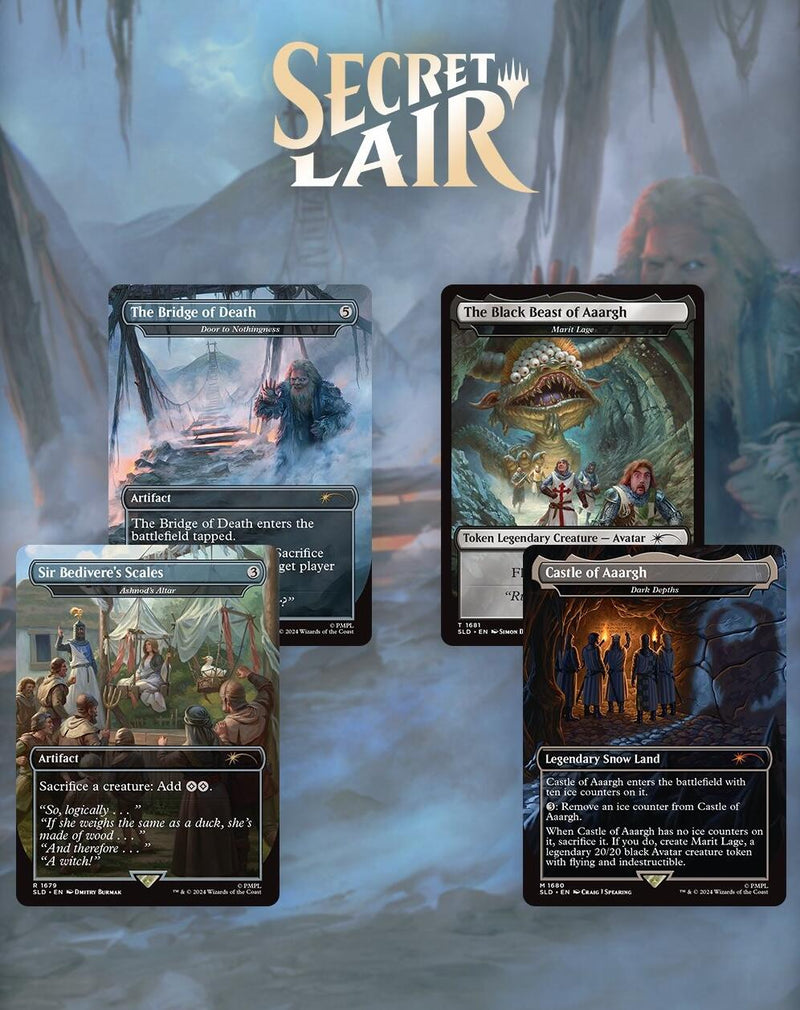 Secret Lair: Drop Series - Secret Lair x Monty Python: Monty Python and the Holy Grail: Vol. 2 (Foil Edition) MTG Sealed Magic: The Gathering   