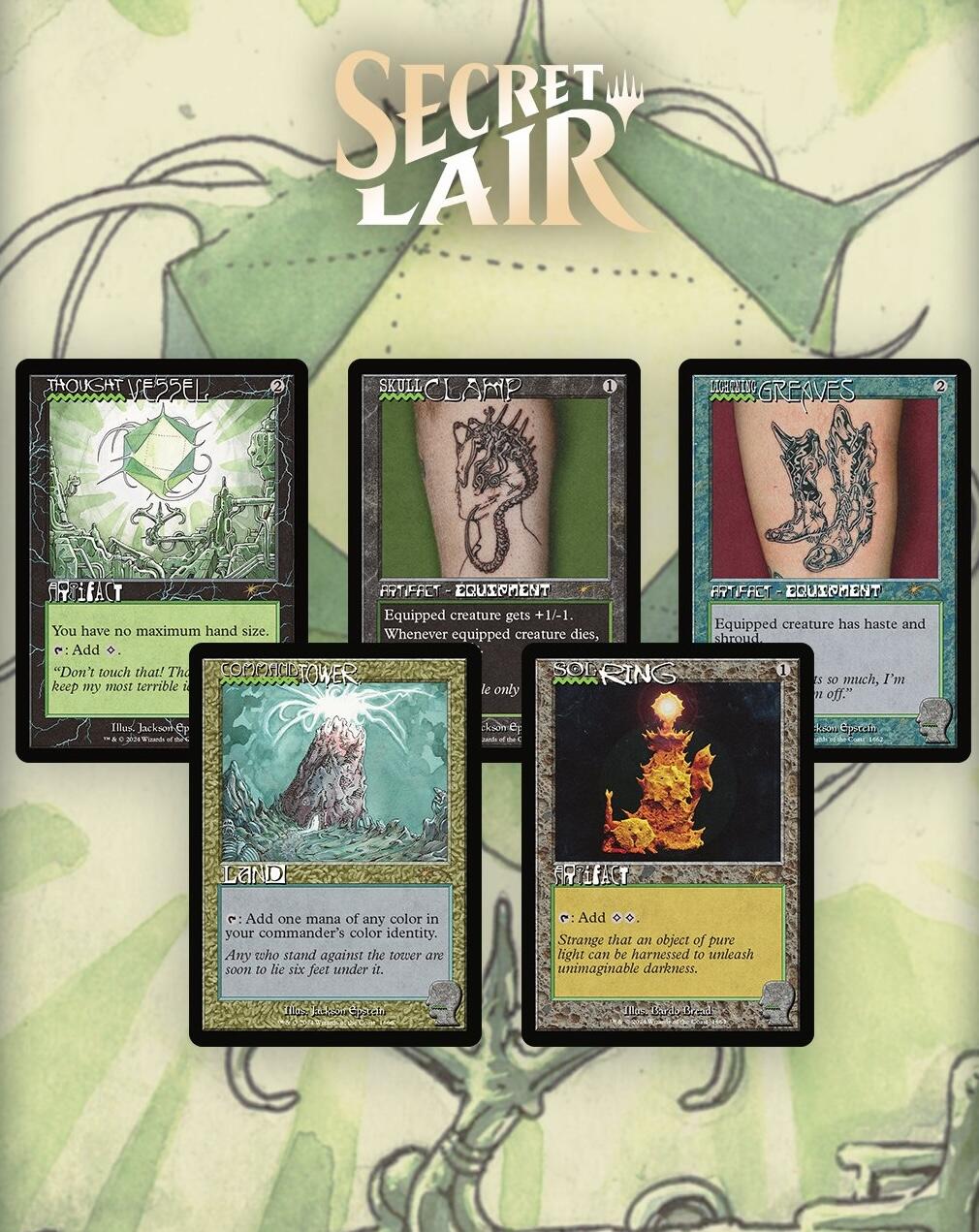 Secret Lair: Drop Series - Secret Lair x Brain Dead: Staples (Rainbow Foil Edition) MTG Sealed Magic: The Gathering   