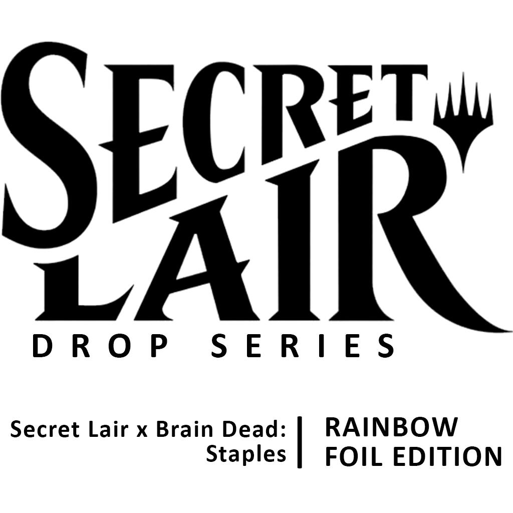Secret Lair: Drop Series - Secret Lair x Brain Dead: Staples (Rainbow Foil Edition) MTG Sealed Magic: The Gathering   
