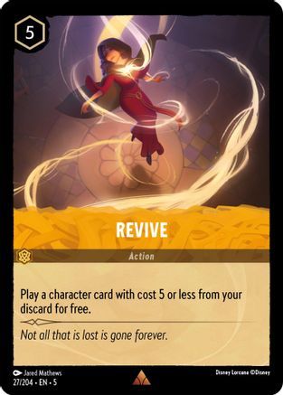 Revive (27/204) [Shimmering Skies] Lorcana Single Disney