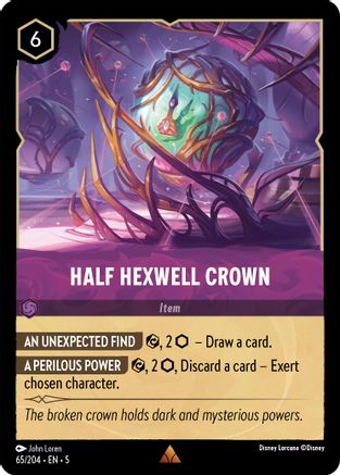Half Hexwell Crown (65/204) [Shimmering Skies] Lorcana Single Disney