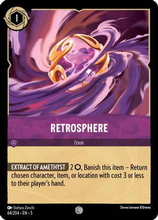 Retrosphere (64/204) [Shimmering Skies] Lorcana Single Disney