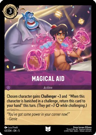 Magical Aid (63/204) [Shimmering Skies] Cold Foil Lorcana Single Disney