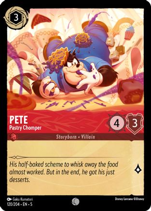 Pete - Pastry Chomper (120/204) [Shimmering Skies] Lorcana Single Disney