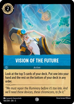 Vision of the Future (160/204) [Shimmering Skies] Lorcana Single Disney