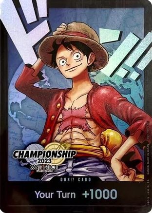 DON!! Card (Monkey.D.Luffy) (2023 World Championship Finals) [One Piece Promotion Cards] Foil One Piece Single Bandai