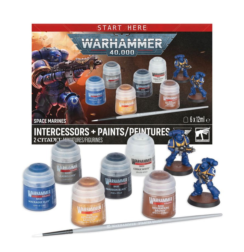[PREORDER] Space Marines: Intercessors + Paints (Release: July 25 2026)