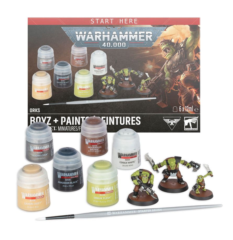 [PREORDER] Orks: Boyz + Paints (Release: July 25 2026)