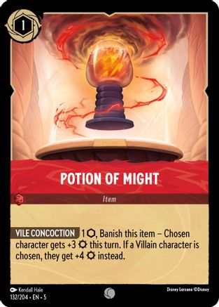 Potion of Might (132/204) [Shimmering Skies] Lorcana Single Disney