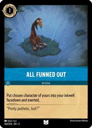 All Funned Out (164/204) [Shimmering Skies] Cold Foil Lorcana Single Disney