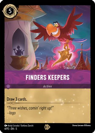 Finders Keepers (4) [Disney Lorcana Promo Cards] Cold Foil Lorcana Single Disney